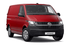Van Hire Washington - Red VW Transporter Automatic - Van hire Washington