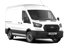 Van Hire Washington - White Ford Transit SWB - Van hire Washington